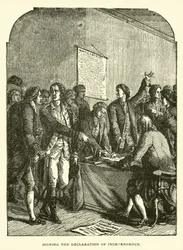 Firma de la Declaración de Independencia