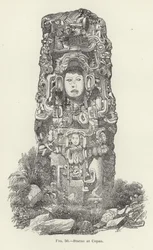 Estatua en Copán