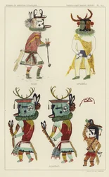 Tcub, Cipomeli, Sowinwu (litografía en color)