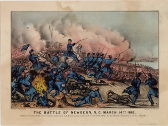La Batalla de Newbern, N.C., 14 de marzo de 1862