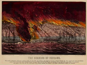 El incendio de Chicago, 1871