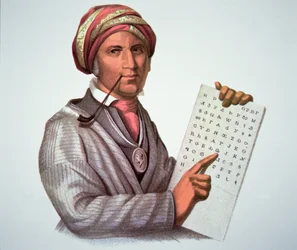 El erudito Cherokee, Sequoyah (1776-1843)