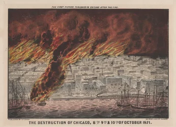 La destrucción de Chicago, 8, 9 y 10 de octubre de 1871, 1871