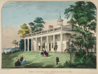 El hogar de Washington, Mount Vernon, Virginia