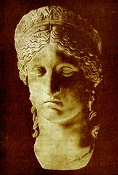 La Juno Ludovisi, ilustración de History of Greece de Victor Duruy, publicado en 1890