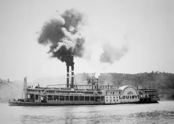 El muelle de Nueva Orleans, c.1870