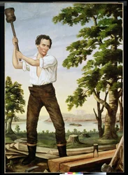 El Partidor de Rieles, c.1860