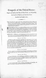La Carta de Derechos de los Estados Unidos, completada en 1789