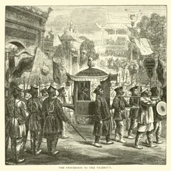 La procesión al Virrey