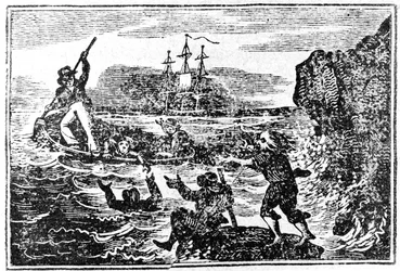 Portada del Relato de la Pérdida del Essex, 1824