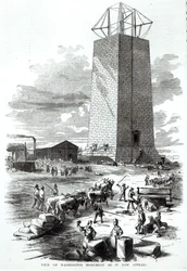 Vista del Monumento a Washington como aparece ahora, de 