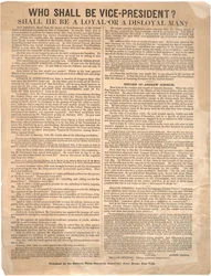 ¿Quién será vicepresidente? George Pendleton vs. Andrew Johnson (elección de 1864), 1864