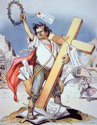 William Jennings Bryan (1860-1925) hablando en una Convención Demócrata, Chicago