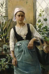 La chica del jardín