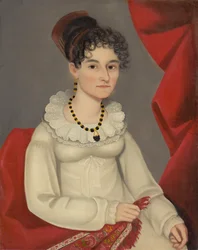 Retrato de Catharine Couenhoven Clark, c.1819-20 (óleo sobre lienzo)