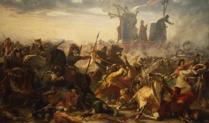Batalla de Legnano, 29 de mayo de 1176, hacia 1860 (óleo sobre lienzo)