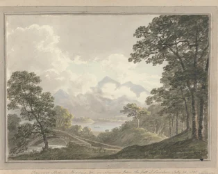 Vistas en Inglaterra, Escocia y Gales: Efecto transitorio en Skodow y c., al regresar de la caída de Lowdoor, 30 de julio de 1805