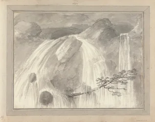 Vistas en Inglaterra, Escocia y Gales: Cascada, Vistas en 1799