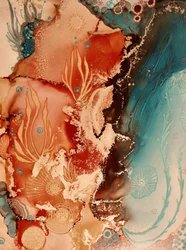 Abstracción de un arrecife submarino