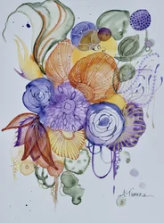 Una fantasía floral llena de colorido