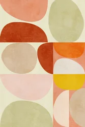Geometría en tonos pastel