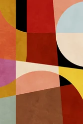 Colores cálidos y geometría de la Bauhaus 2