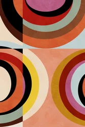 Colores cálidos y geometría de la Bauhaus 3