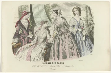 Journal des Dames, junio de 1850, nº 1608: Ch. Mme Louis Janet (...)