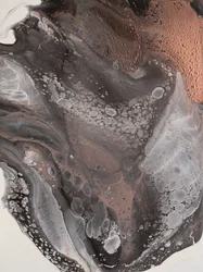 Flujo de cobre fundido