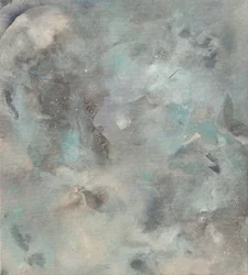 Abstracto en tonos azul grisáceos apagados