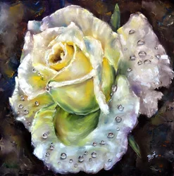 Rosa fresca y jugosa