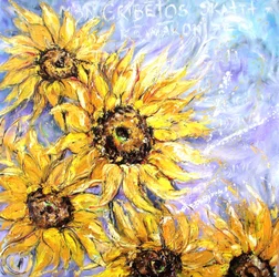 Girasoles de un amarillo intenso