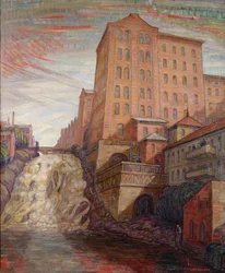 Cervecería Foss (óleo sobre lienzo)