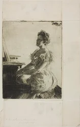En el piano