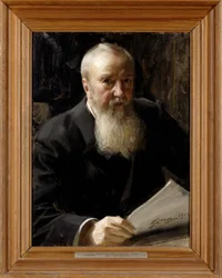 Carl Fredrik Liljevalch (1837-1909), industrial, director de una ferrería y mecenas, 1906