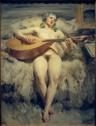 La tañedora de laúd