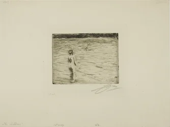 Madre bañando