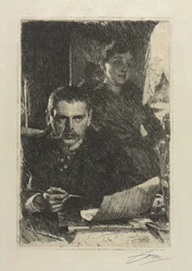 El artista y su esposa