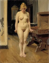 La modelo tímida