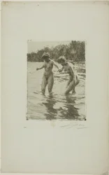 Dos bañistas