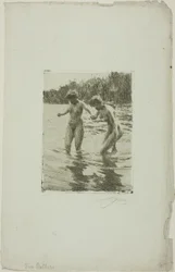 Dos bañistas