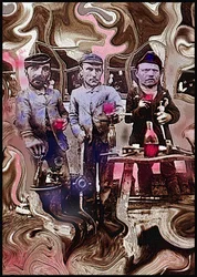 UN VASO PARA TRABAJAR MEJOR, 2002 (Pintura digital)