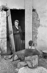 CAMPIÑA DE CROTONE - LA BROMA DE LAS CASAS DE MAMPOSTERÍA,