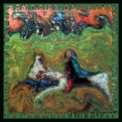 EL CABALLERO AZUL, 2002 (Pintura digital)