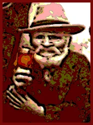 BRINDIS POR LA VIDA PASADA, 2002 (Pintura digital)