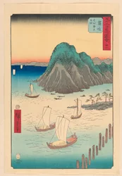 Maisaka de la serie 53 Estaciones de Tokaido
