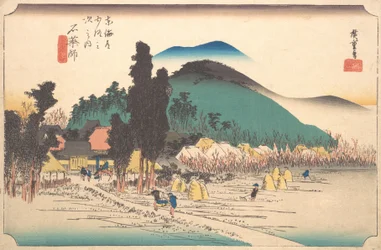 El Templo Ishiyakushi en Ishiyakushi, 1834