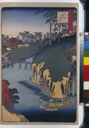 Cien vistas famosas de Edo: El Takinogawa en Oji