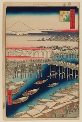 Nihonbashi, limpieza tras la nieve