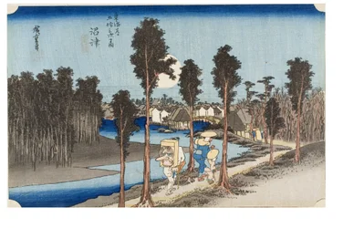 Numazu: Crepúsculo de la serie Las Cincuenta y Tres Estaciones del Tokaido, c.1831-1834 (xilografía sobre papel)